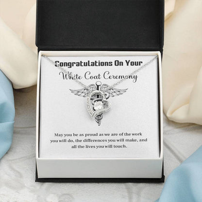 Congratulations On Your White Coat Ceremony You Can Conquer Necklace You Are Amazing Necklace Personal Development Jewelry Motivational Jewelry Gift From Dad Meaningful Gift For Graduates New Chapter Necklace Congratulations Necklace