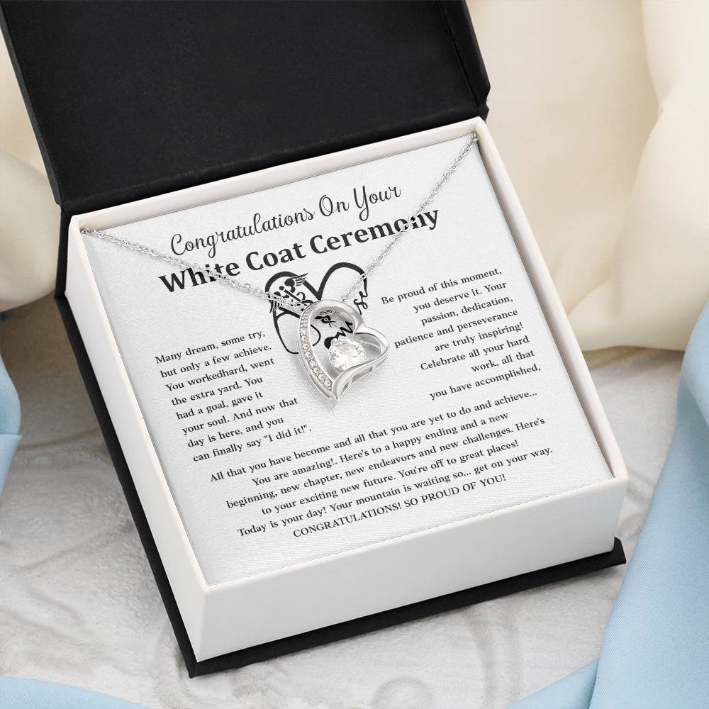 Congratulations On Your White Coat Ceremony You Can Conquer Necklace New Chapter Necklace Personal Growth Jewelry Motivational Jewelry White Coat Ceremony Congratulations Necklace Meaningful Gift For Graduates Emotional Connection Necklace