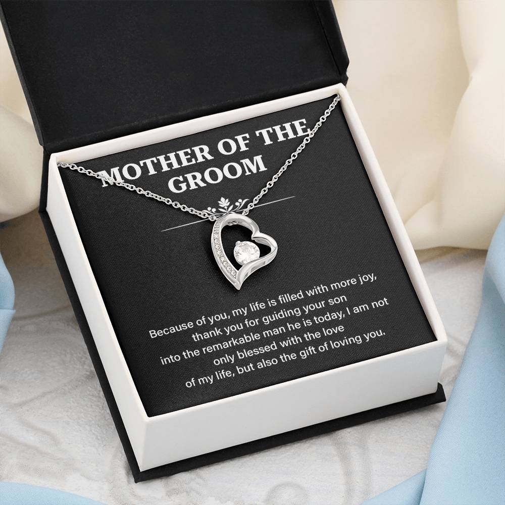 To The Mother Of The Groom Mother Of The Groom Necklace Gift Sentimental Jewelry For Mother Of The Groom Jewelry Gift For Groom's Mom Special Gift For Groom's Mom Meaningful Gift For Groom's Mother Supportive Gift For Mother Unique Gift For Mother