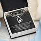 Soulmate Heart Necklace with Message Card & Gift Box
