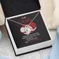 Mother Necklace Gift with Hug Message Card