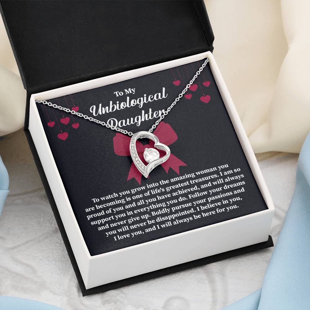 Unbiological Daughter Necklace from Bonus Mom