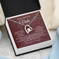 To the Love of My Life Infinity Necklace Gift Box