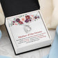 Mother of Groom Gift Necklace with Message Card
