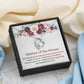 Mother of Groom Gift Necklace with Message Card