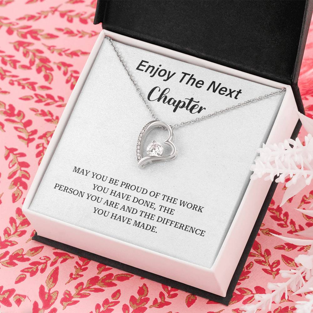 Enjoy The Next Chapter Enjoy The Next Chapter Necklace Gift Jewelry Gift For New Chapter In Life Emotional Gift For Life Change Best Sentimental Gift For Transition Gift For New Chapter In Life Necklace Gift For Celebrating New Chapter Sentimental Jewelry