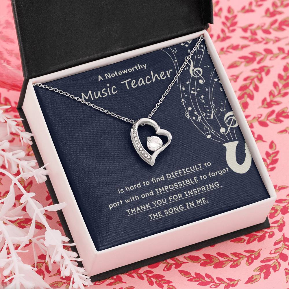 A Noteworthy Music Teacher Artistic Expression Jewelry Melodic Journey Necklace Passion For Music Necklace Soulful Artistry Jewelry Musical Journey Gift Creative Flow Necklace Inspiring Art Jewelry Imaginative Sound Jewelry Cultural Expression Necklace