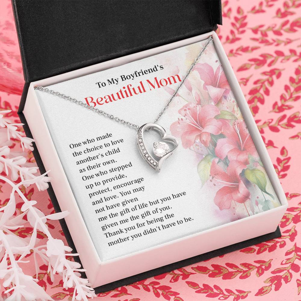 Beautiful Mom Necklace Gift from Boyfriend’s Partner