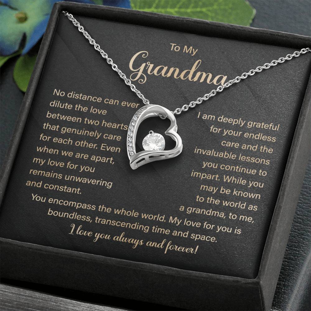 Grandma Necklace Gift from Grandchild for Birthday