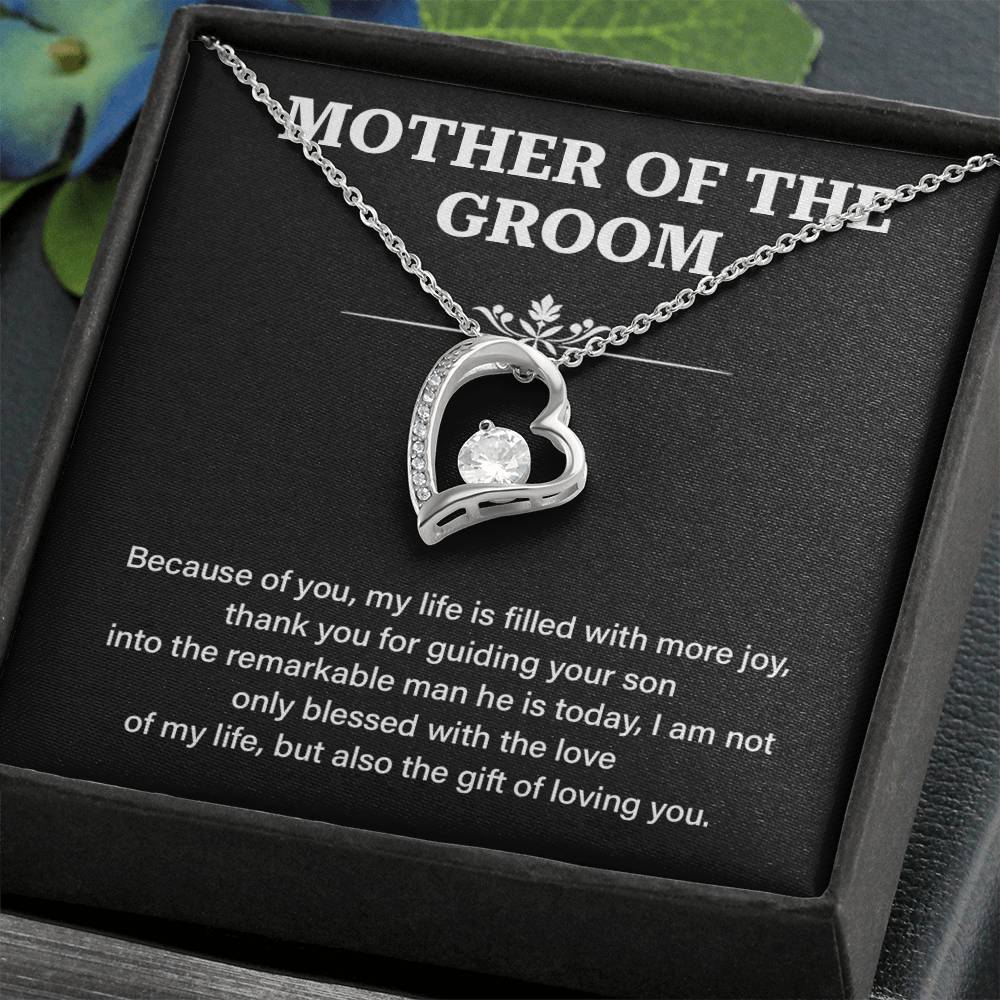 To The Mother Of The Groom Mother Of The Groom Necklace Gift Sentimental Jewelry For Mother Of The Groom Jewelry Gift For Groom's Mom Special Gift For Groom's Mom Meaningful Gift For Groom's Mother Supportive Gift For Mother Unique Gift For Mother