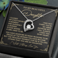 Daughter Gift with Keepsake Heart Pendant From Proud Parent