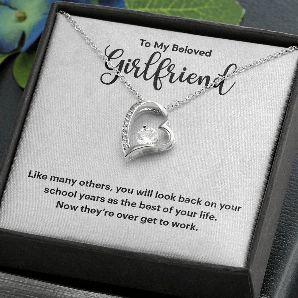 Funny Graduation Necklace Gift for Girlfriend