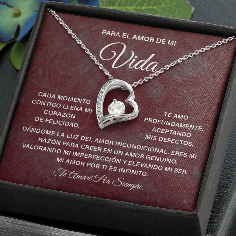 To the Love of My Life Infinity Necklace Gift Box