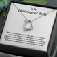 To My Unbiological Sister Necklace Gift