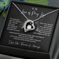 To The Love of My Life Necklace Gift From Your Soulmate Love Necklace For Her