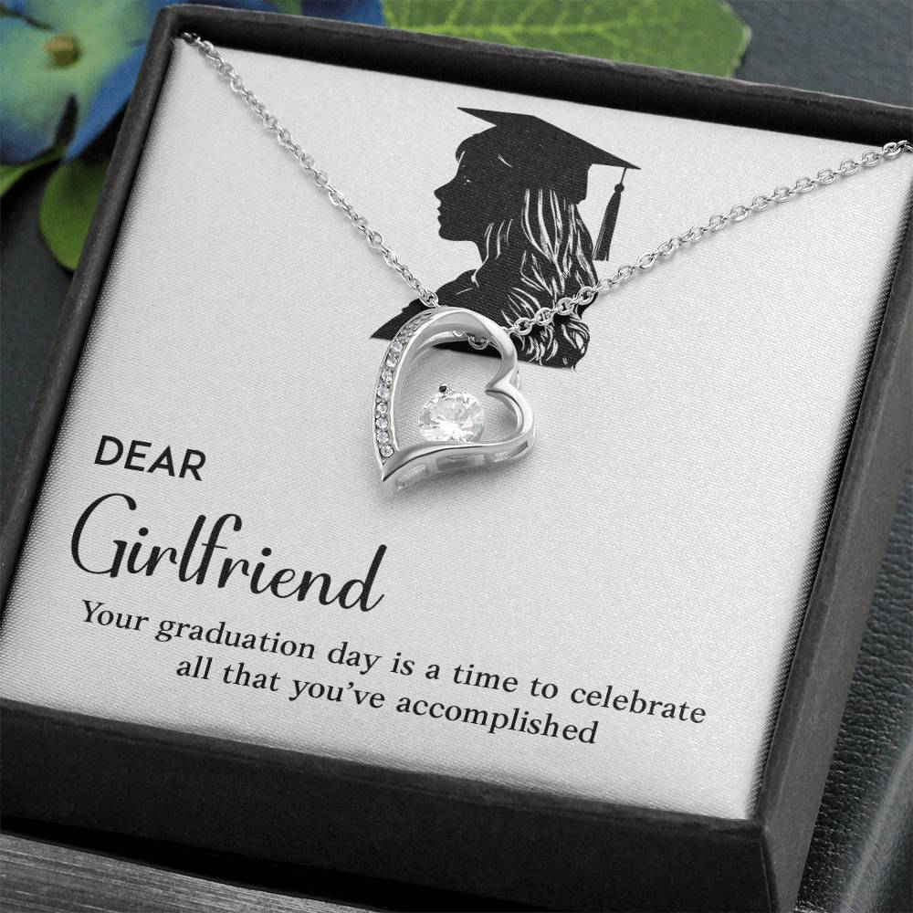 Dear Girlfriend Necklace Graduation Necklace Gift Necklace For Graduation Day Sentimental Graduation Gift Proud Partner Graduation Gift Necklace For New Beginnings Gift For Girlfriend’s Graduation Necklace For Future Success Gift For Girlfriend