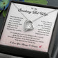 Smoking Hot Wife Necklace from Husband – Sexy Romantic Jewelry Gift with Message Card