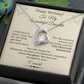 Daughter Birthday Necklace Gift from Dad Message Box