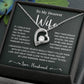 Wife Necklace Gift from Husband Message Card Box
