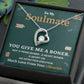 Funny Librarian Necklace Gift for Soulmate
