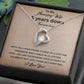 5th Anniversary Gift for Wife – Forever Love Necklace