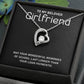 Girlfriend Graduation Gift Funny Necklace Card