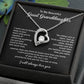 Great Granddaughter Necklace Gift – Encouragement & Love Message Card