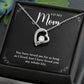 Mom Necklace Gift from Daughter – Message Card Box