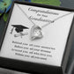 Graduation Necklace Gift for Her with Heart Pendant