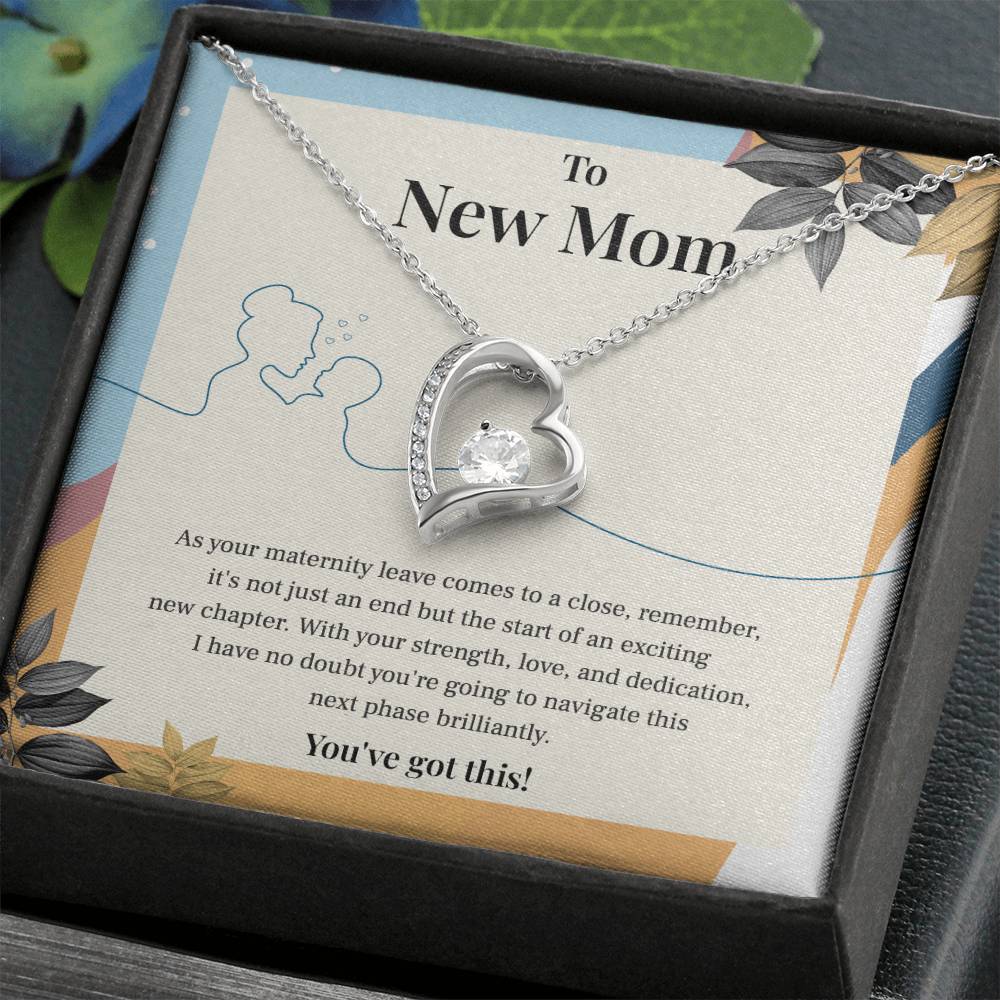 To New Mom, Beautiful Adventure Necklace Inspiring Message Necklace Celebrating New Life Necklace Unique Mom Necklace Motherhood Necklace Mom-to-be Gift Necklace Inspiring Motherhood Necklace Baby Love Necklace New Beginnings Necklace