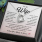 To My Wife Sentimental Jewelry For Wife Meaningful Necklace Gift