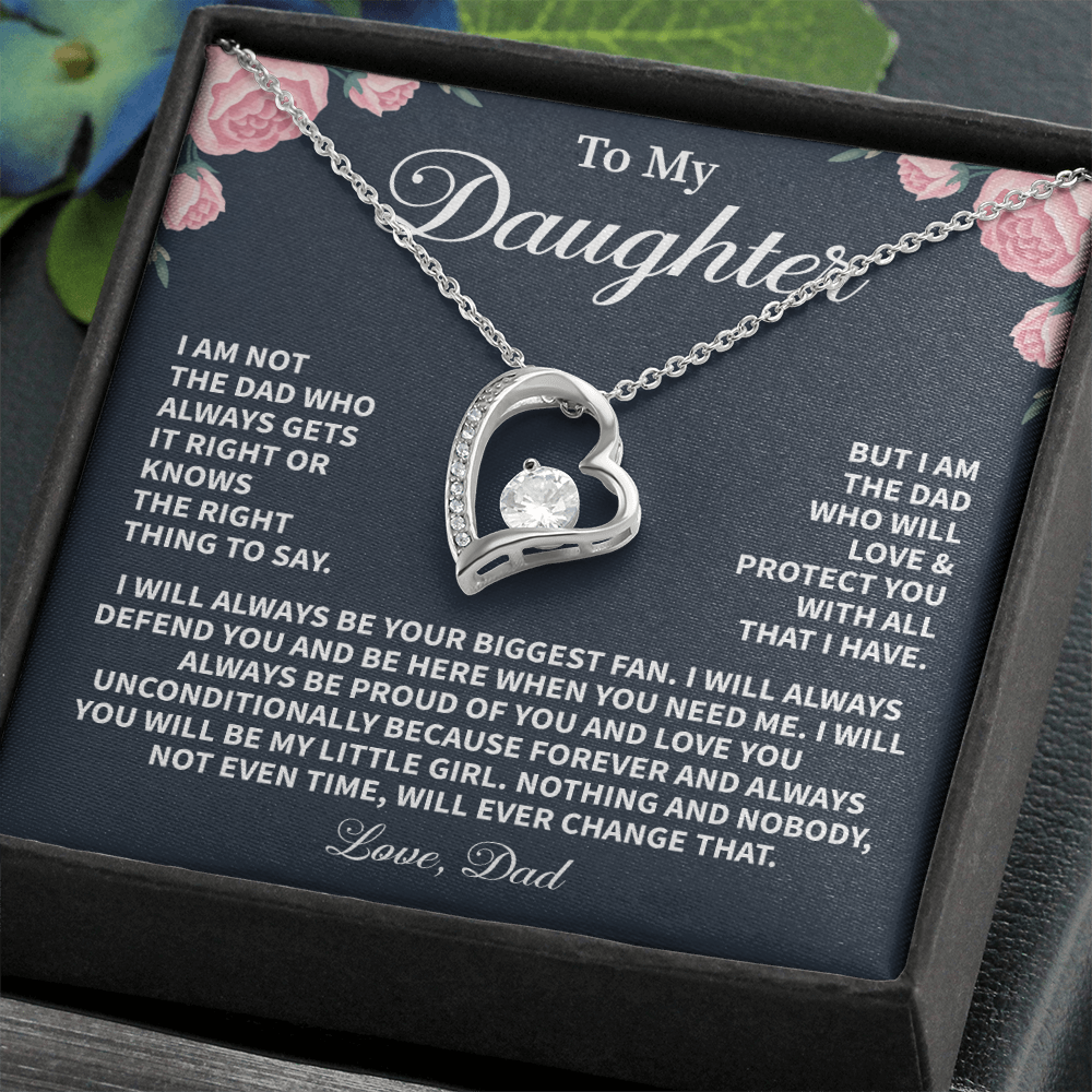 Gift for Daughter from Dad Best Gift For My Little Girl Sentimental Jewelry