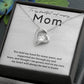 Mom Necklace Gift from Daughter – Heartfelt Message Card Jewelry