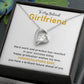 Girlfriend Graduation Necklace with Love Message