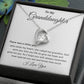 Granddaughter Necklace Gift from Grandma – Message Card Box