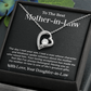 Gift for Mother-in-Law from Bride Heart Necklace