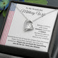 Military Wife Appreciation Gift with Message Card
