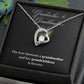 Grandmother & Granddaughter Heart Necklace – Gift with Card