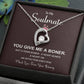 Funny Actuary Necklace Gift for Soulmate Women