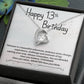 13th Birthday Necklace Gift for Teen Girl – Braver Stronger Smarter