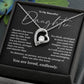 Daughter Necklace Gift with Heartfelt Bond Message