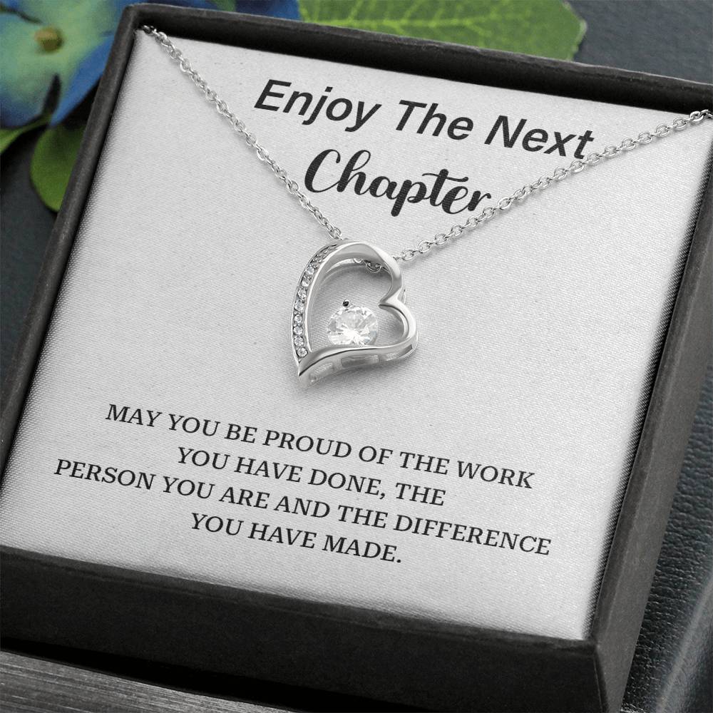 Enjoy The Next Chapter Enjoy The Next Chapter Necklace Gift Jewelry Gift For New Chapter In Life Emotional Gift For Life Change Best Sentimental Gift For Transition Gift For New Chapter In Life Necklace Gift For Celebrating New Chapter Sentimental Jewelry