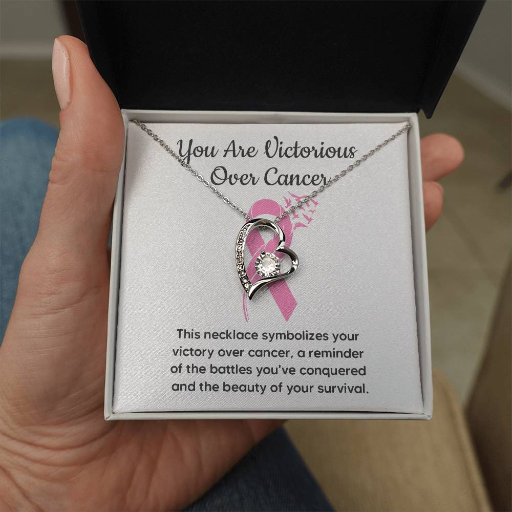 You Are Victorious Over Cancer This necklace.