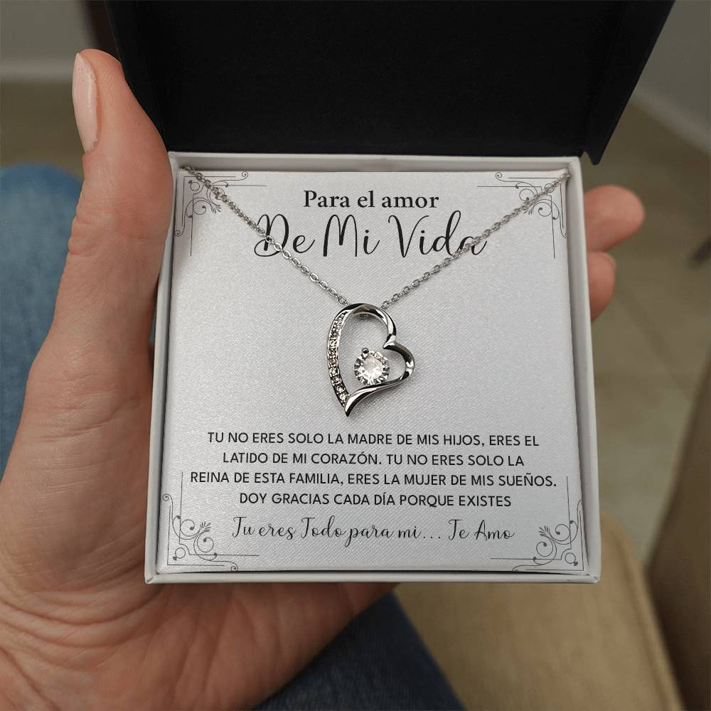 Collar Para El Amor De Mi Vida Madre De Mis Hijos Regalo Romántico Para Esposa Collar Con Frase De Amor Regalo Especial Para Mi Reina Joyería Romántica Para Esposa Regalo De Amor Infinito Regalo De Aniversario Para Mi Esposa Collar De Amor Para Mi Pareja