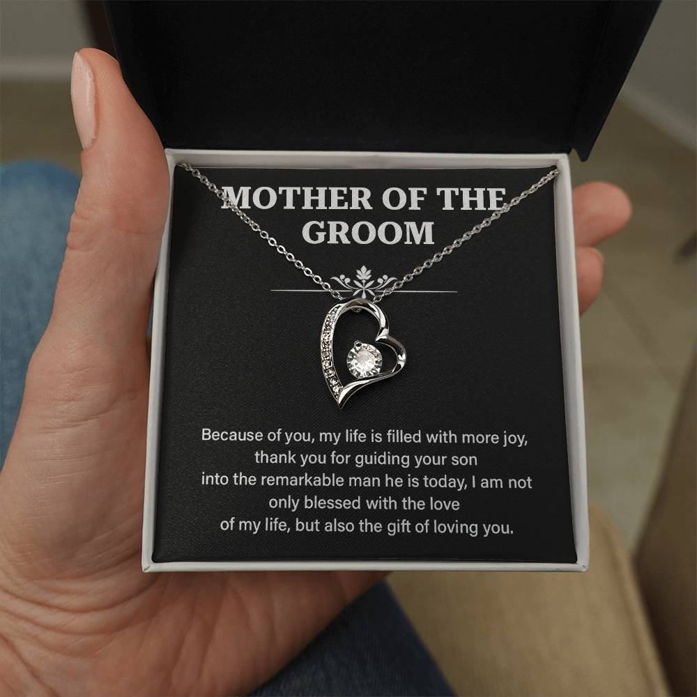 To The Mother Of The Groom Mother Of The Groom Necklace Gift Sentimental Jewelry For Mother Of The Groom Jewelry Gift For Groom's Mom Special Gift For Groom's Mom Meaningful Gift For Groom's Mother Supportive Gift For Mother Unique Gift For Mother