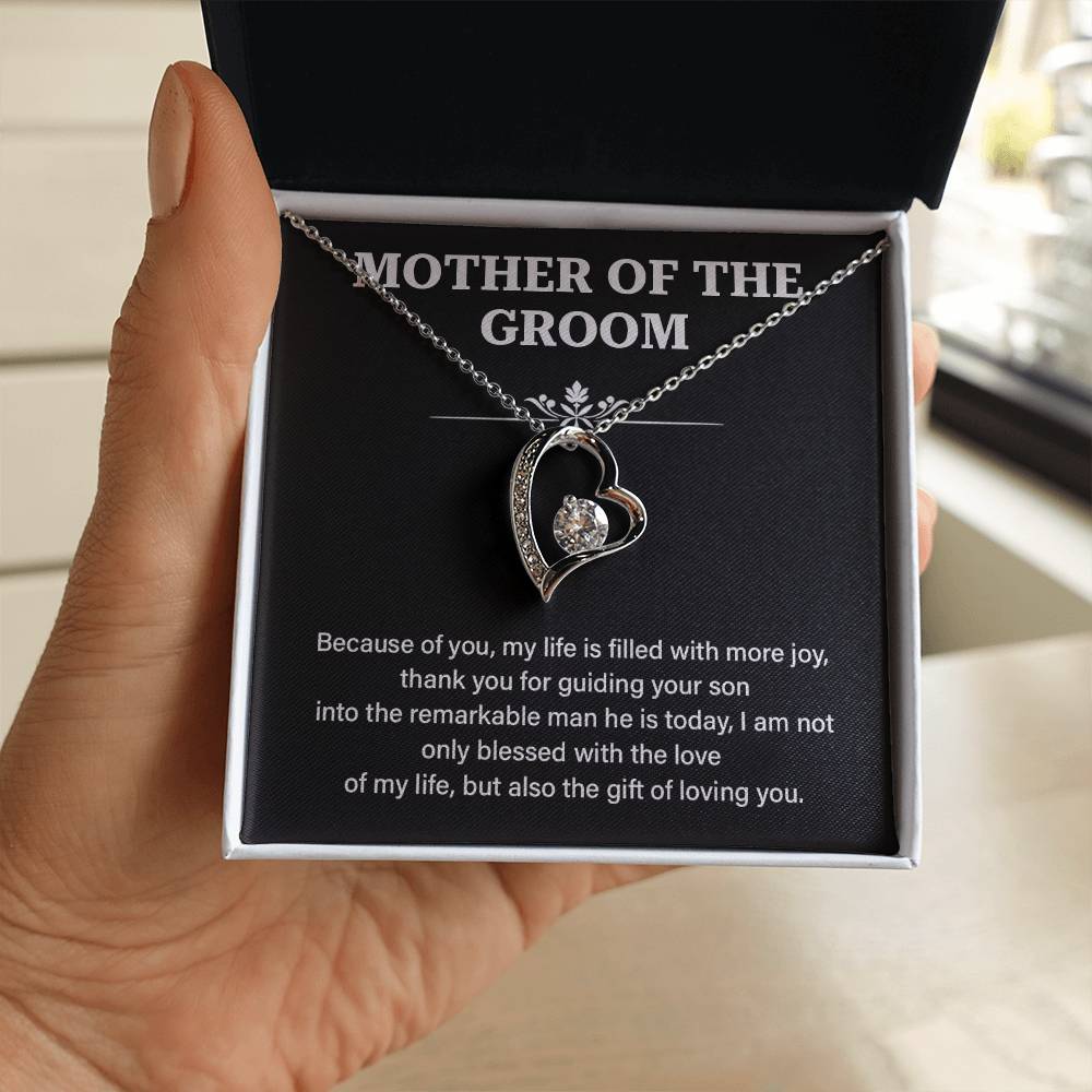 To The Mother Of The Groom Mother Of The Groom Necklace Gift Sentimental Jewelry For Mother Of The Groom Jewelry Gift For Groom's Mom Special Gift For Groom's Mom Meaningful Gift For Groom's Mother Supportive Gift For Mother Unique Gift For Mother