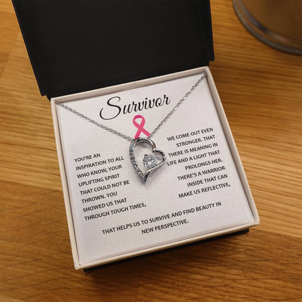 You're A Survivor Survivor Necklace Uplifting Spirit Necklace Meaningful Gift Supportive Gift For Fighters Motivational Jewelry Never Give Up Necklace Cancer Survivor Jewelry Breast Cancer Necklace For Soulmate Stronger Necklace