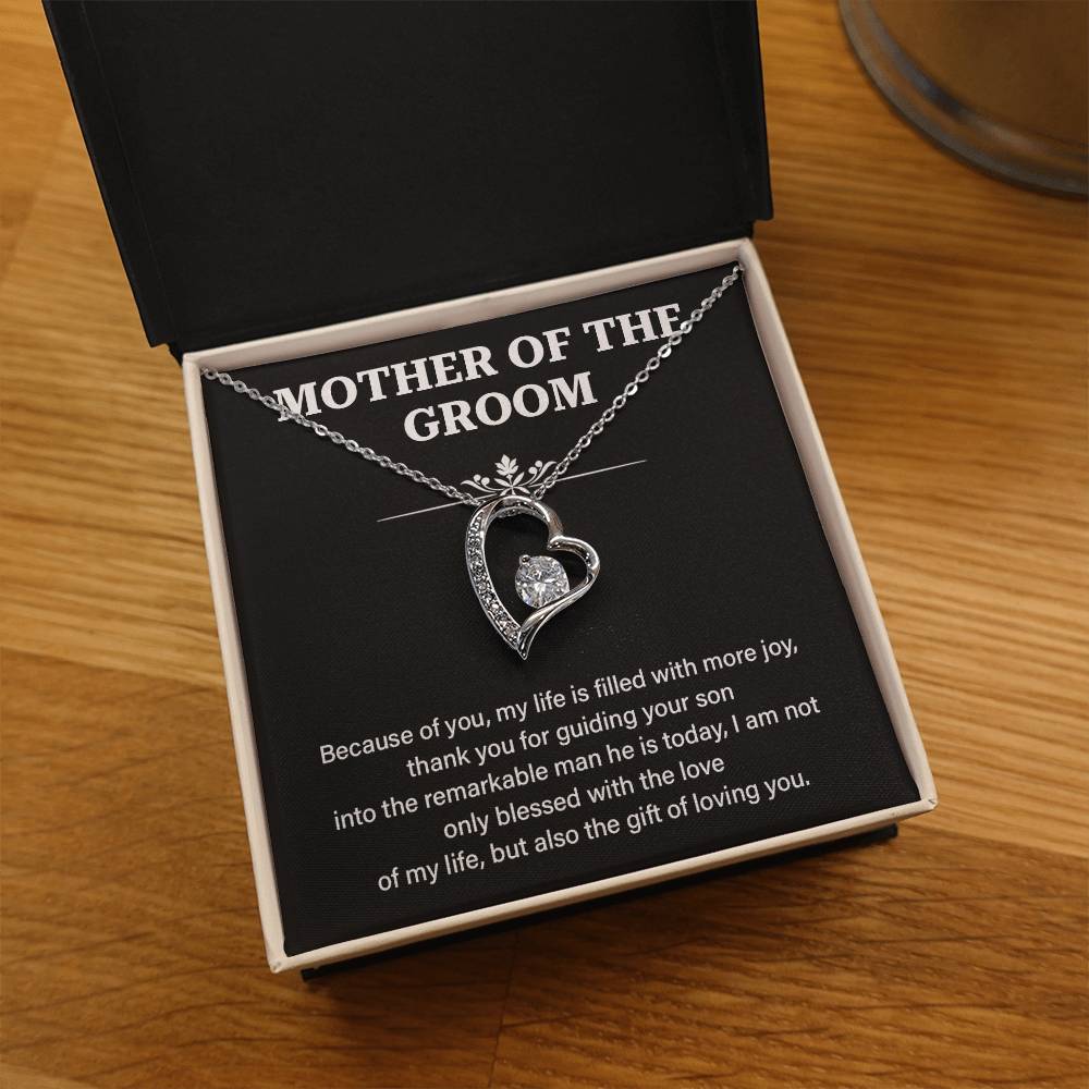 To The Mother Of The Groom Mother Of The Groom Necklace Gift Sentimental Jewelry For Mother Of The Groom Jewelry Gift For Groom's Mom Special Gift For Groom's Mom Meaningful Gift For Groom's Mother Supportive Gift For Mother Unique Gift For Mother