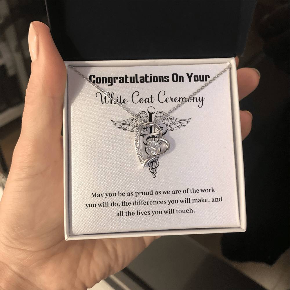 Congratulations On Your White Coat Ceremony You Can Conquer Necklace You Are Amazing Necklace Personal Development Jewelry Motivational Jewelry Gift From Dad Meaningful Gift For Graduates New Chapter Necklace Congratulations Necklace