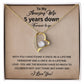 5th Anniversary Gift for Wife – Forever Love Necklace